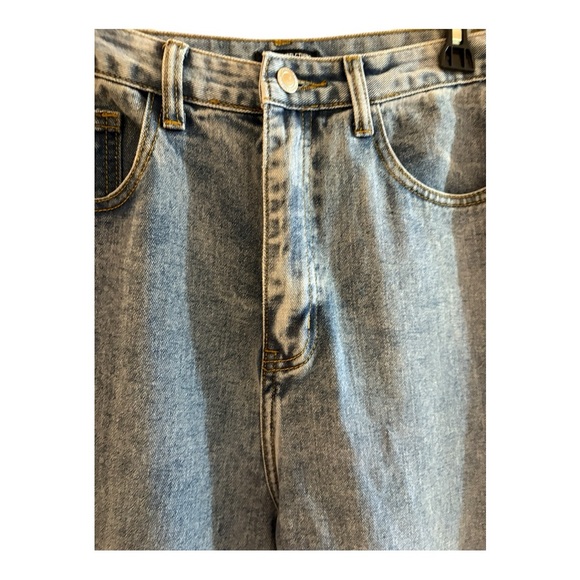 Pretty Little Thing Womens Blue Denim Mom Jeans Size 6 29/30 - Picture 3 of 5